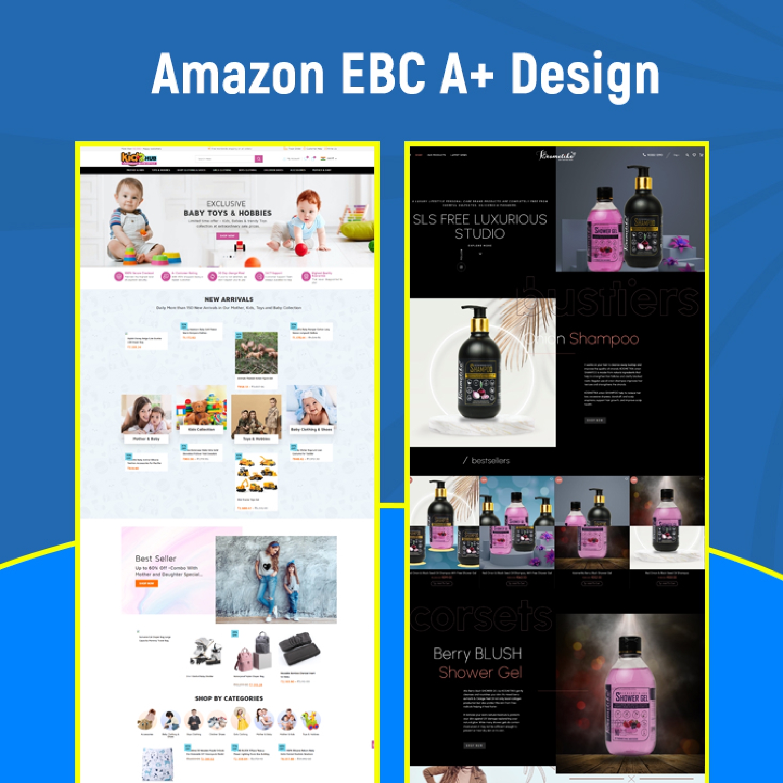 Amazon enhanced brand content design